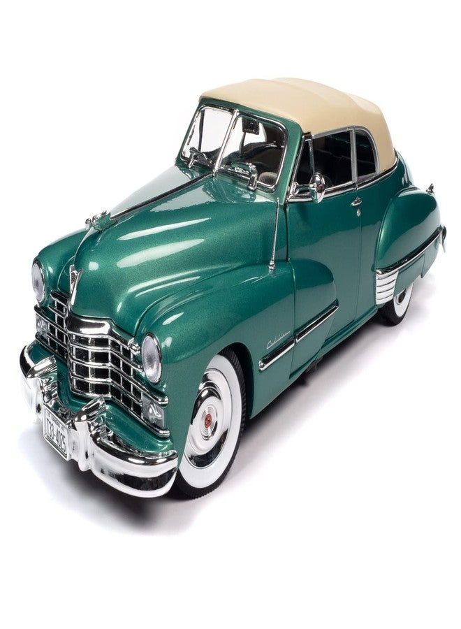 AW AUTO WORLD سيارة كاديلاك سيريز 62 كابريوليه موديل 1947 من أوتو وورلد، بمقياس 1:18، مصنوعة من المعدن المصبوب - Image 2